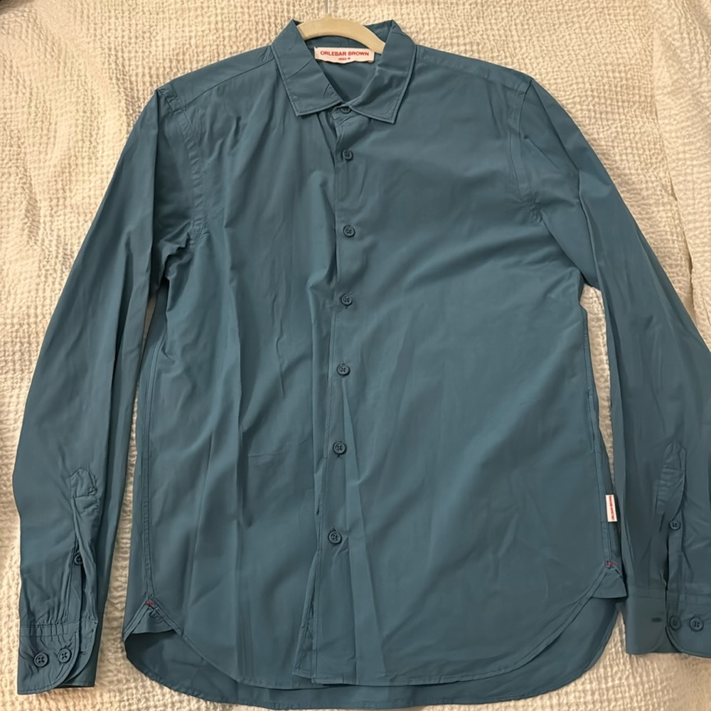 Orlebar Brown Blue Casual Shirt